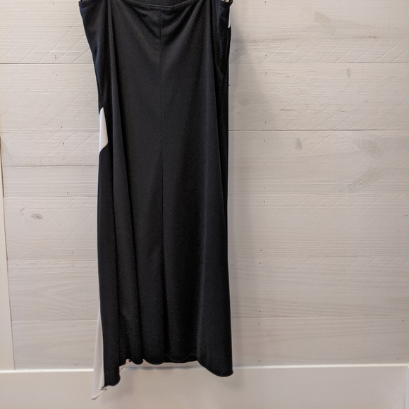 🔳 Jump Apparel Co. Women's Black & White Asymmetrical dress; Size: 9/10 - Picture 2 of 6
